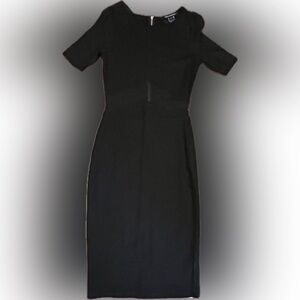 French Connection Classic Black Short Sleeve Dress